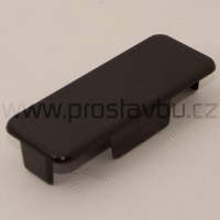 Krytka rovná pro plotovku 80x32 mm Modular P1807 - 008 palisandr