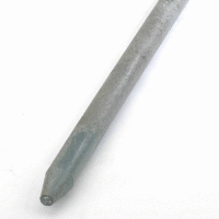 Plastový kůl Traplast průměr 65 mm T56561 - šedá - délka 1,6 m