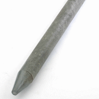 Plastový kůl Traplast průměr 80 mm T58061 - šedá - délka 1,6 m