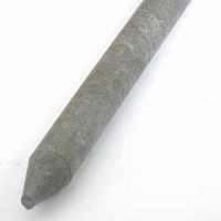 Plastový kůl Traplast průměr 98 mm T59871 - šedá - délka 1,9 m
