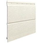 Fasádní obklad - deska KERRAFRONT MODERN Wood FS-302 - 01 bílá (White) /0,332 x 6 m