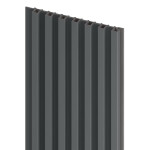 Obkladové panely Vilo MPC MODULO - akustický lamelový panel S - Deep Grey /0,14 x 2,65 m