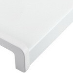 Parapet venkovní hliníkový tažený KLASIK PA6070 - 070 mm - 01 bílá