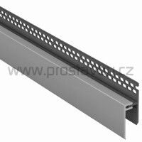 Lemovací U profil 2-dílný vrchní větrací SOLID BRICK-STONE-SANDSTONE SU262 - S02 tm.šedý /3 m