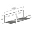 Spodní větrací profil 42 mm DECO/WOOD SIDING SV-11.5 S - šedý /3,05 m