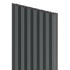 Obkladové panely Vilo MPC MODULO - akustický lamelový panel S - Deep Grey /0,14 x 2,65 m