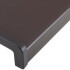 Parapet venkovní hliníkový tažený KLASIK PA6090 - 090 mm - 04 tmavě hnědá